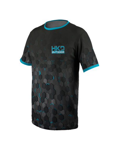 Carbon® Blue Hexagon short sleeve jersey