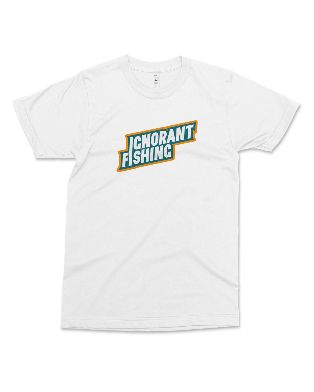 T-shirt Bianca Ignorant Fishing