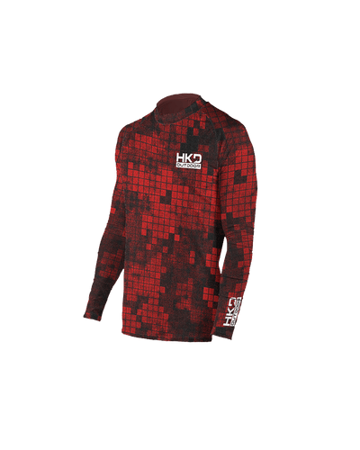 Maglia termica Digital Red - HKD Outdoor ® - abbigliamento tecnico pesca