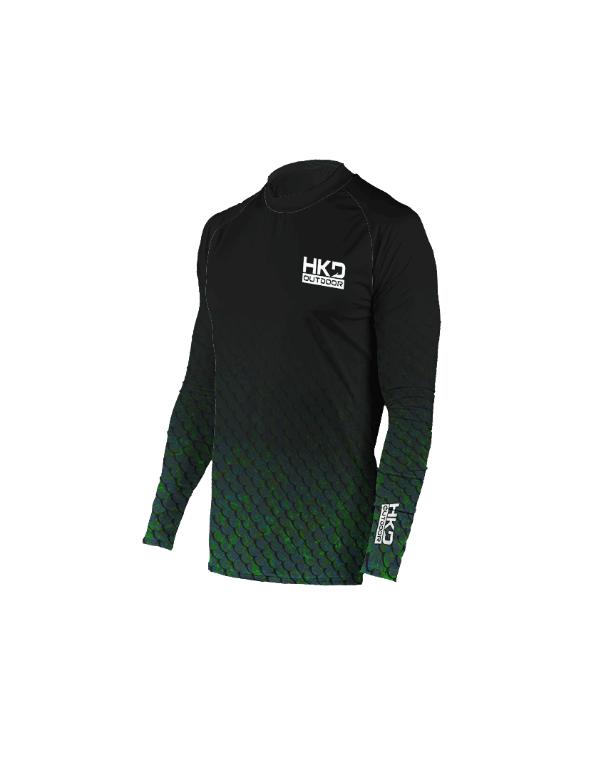 Maglia termica Green Scales - HKD Outdoor ® - abbigliamento tecnico pesca